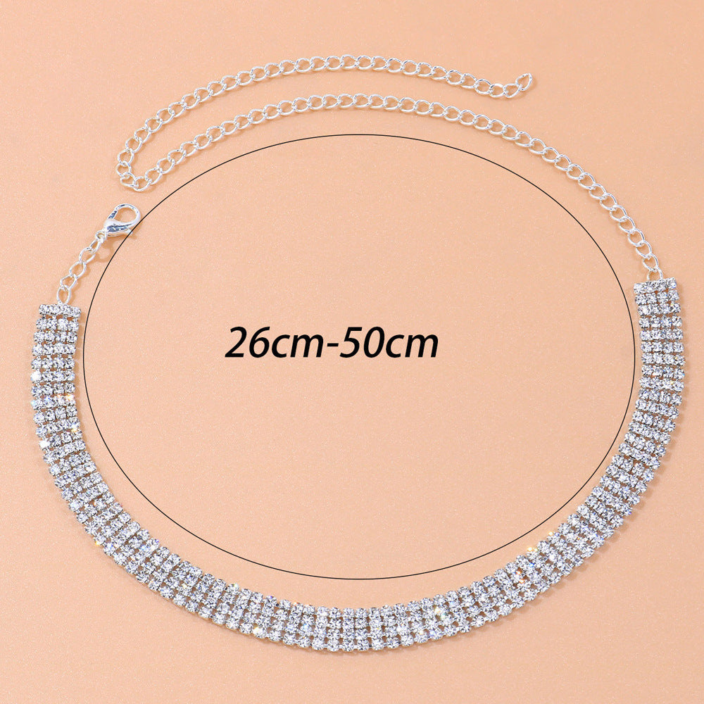 Versatile Personality Fashion Sexy Multi-row Necklace