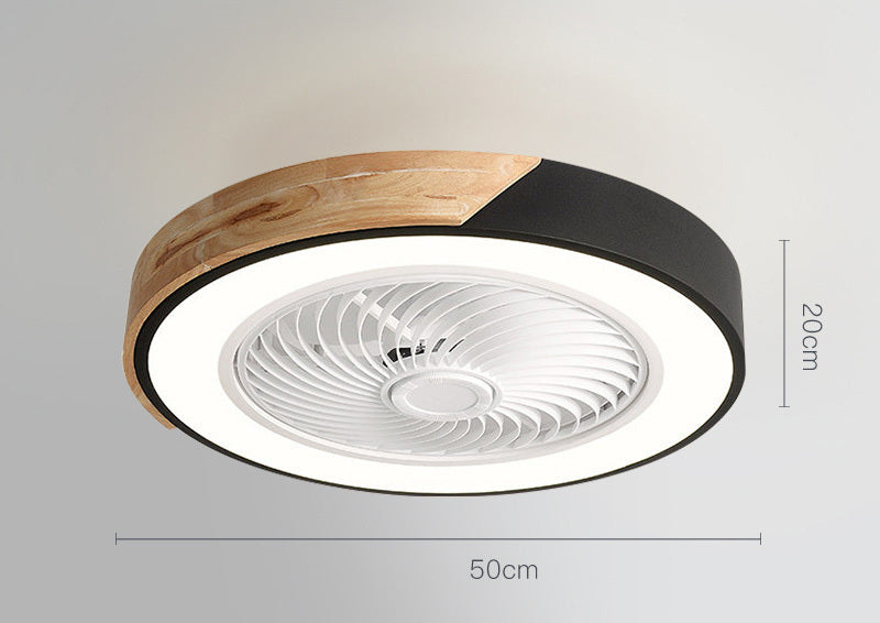 Rotating Air Guide Electric Hanging Fan Lamp