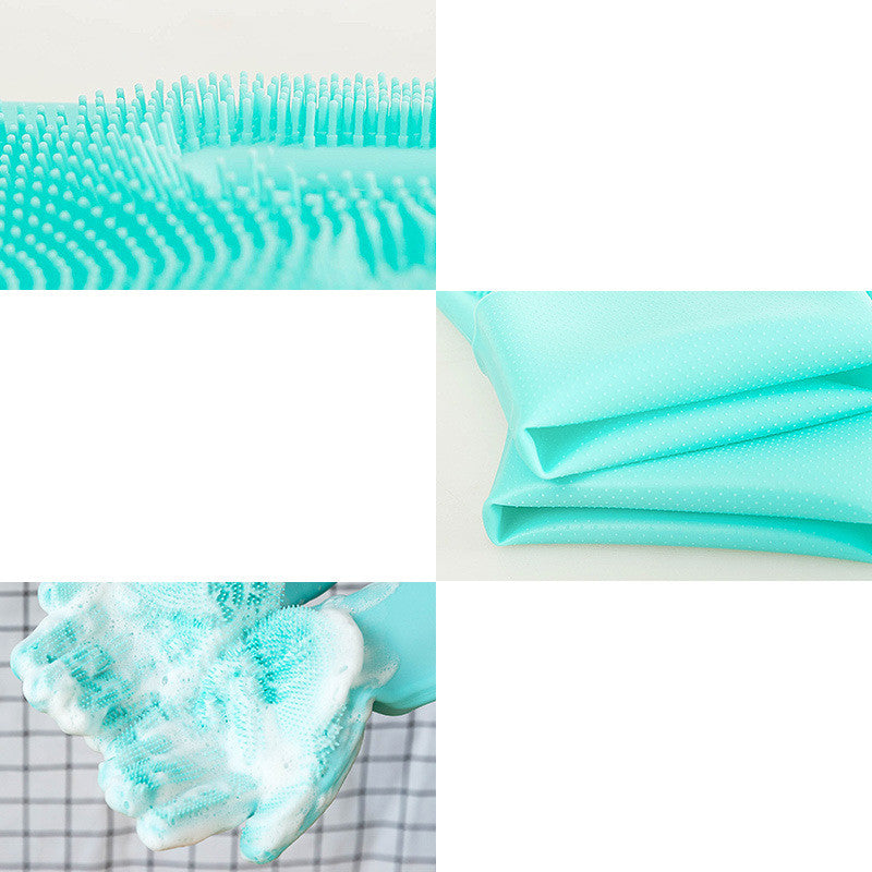 Silicone Pet Grooming Glove Bath