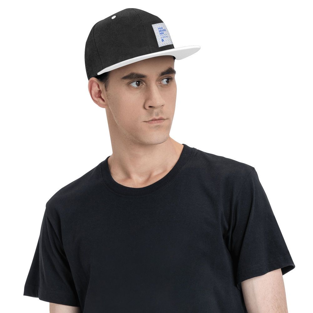 Natural Comfortable Breathable Flat Brim Contrast Hip Hop Hat