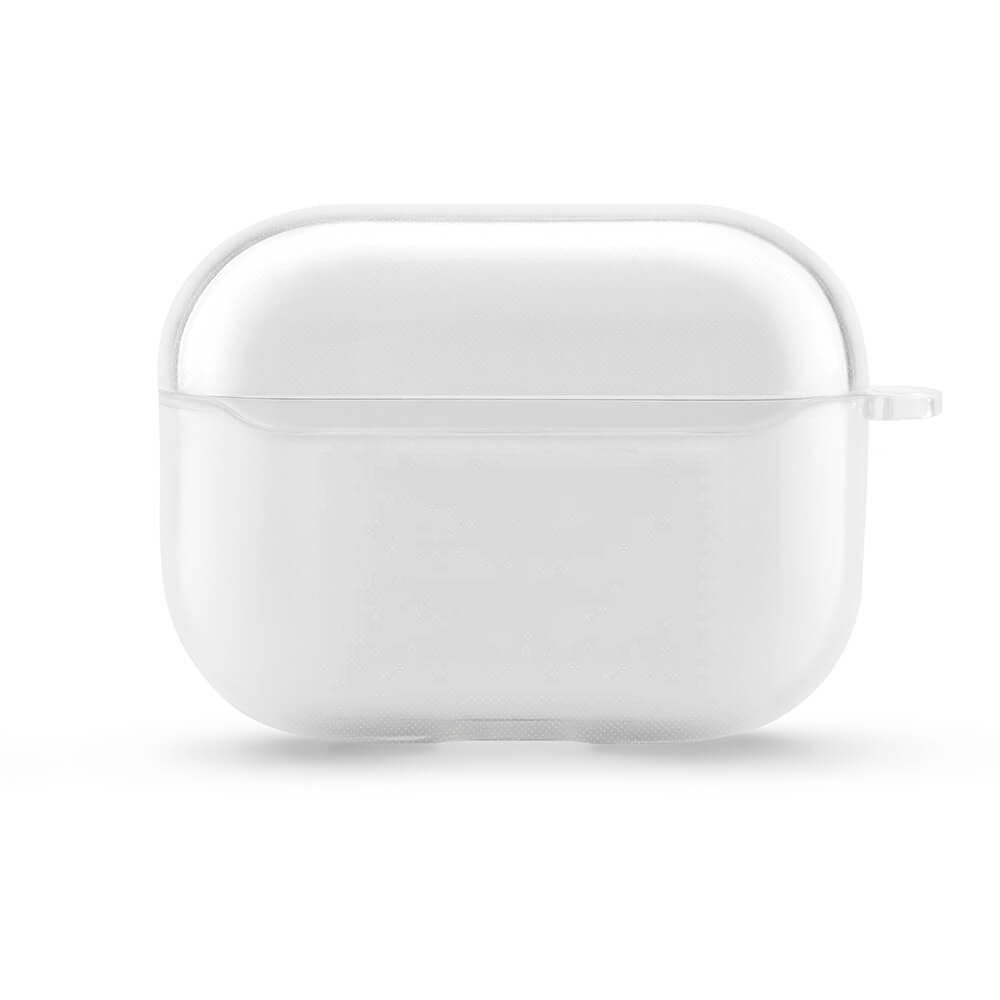 Compatible with Apple, Custom Soft Silicone Clear and Transparent Airpods Pro Cover Earphone Case