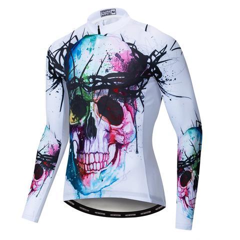 Customizable Men's Long Sleeve Cycling Jerseys With Fleece