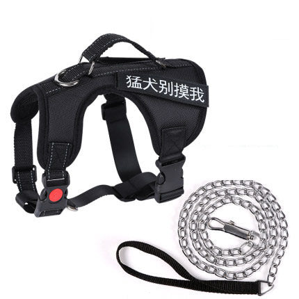 Dog Chest Harness Vest Type Traction RopeRed