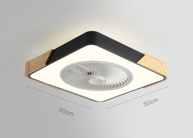 Rotating Air Guide Electric Hanging Fan Lamp