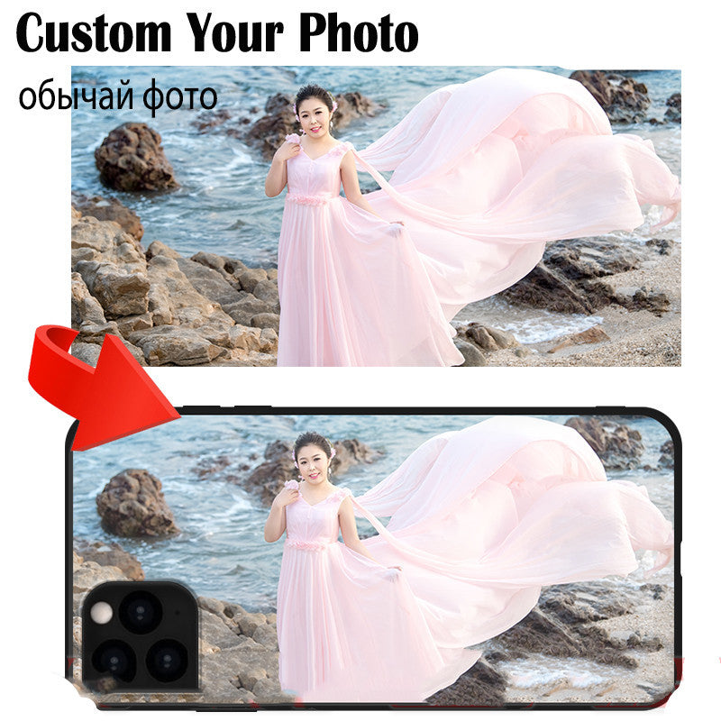 Compatible with Apple, Compatible with Apple , Diy Photos Iphone Custom Tpu Phone Case