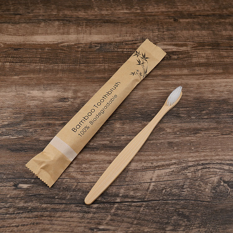 Natural Bamboo Toothbrush (10pcs set)
