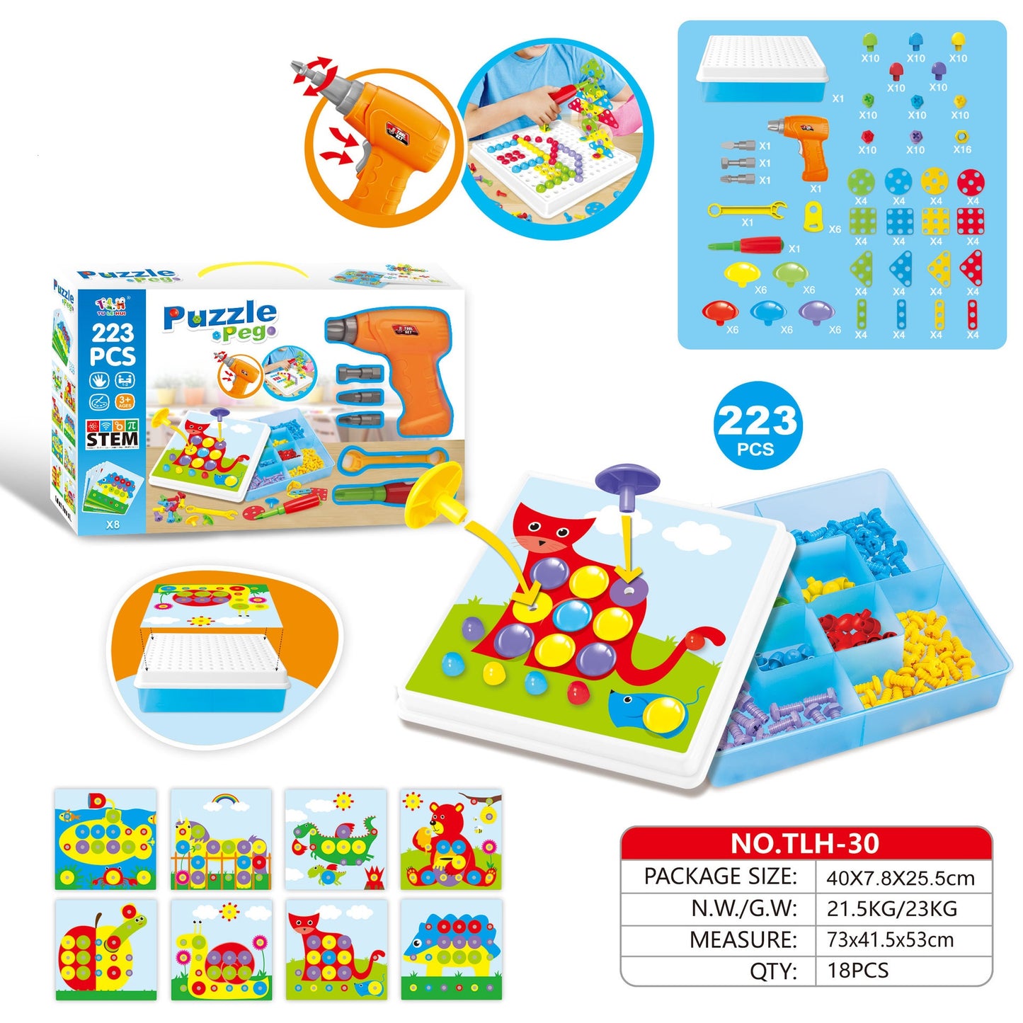 Kids Creative Building Blocks Set – Educational STEM Toy for Boys & Girls