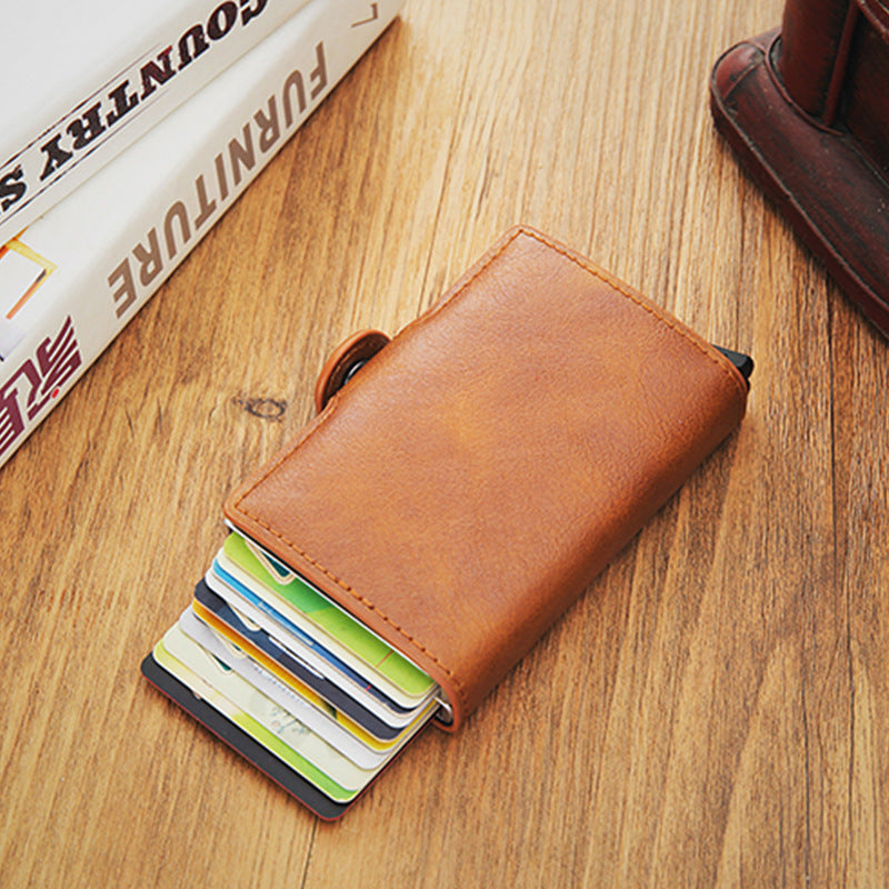 [POD] Double Metal Automatic Card Wallet