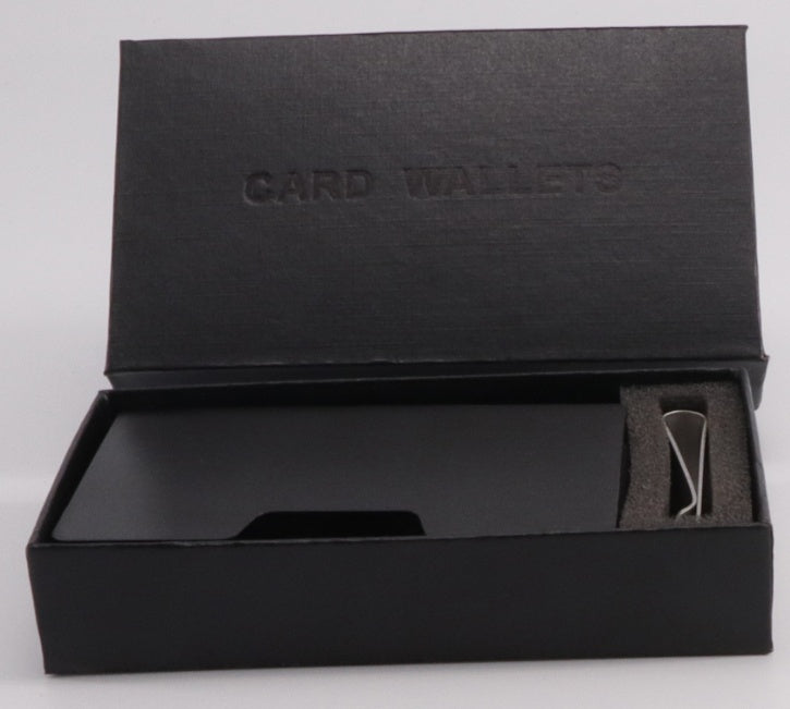 Fashion Bank Credit Card Holder Aluminum Delicate Metal Wallet