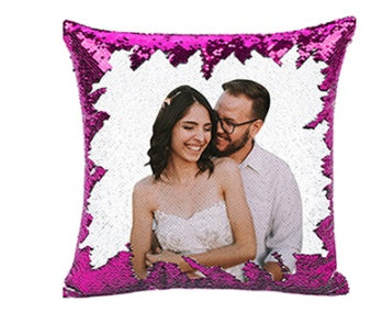 Magic Sequined Custom Gift Pillow