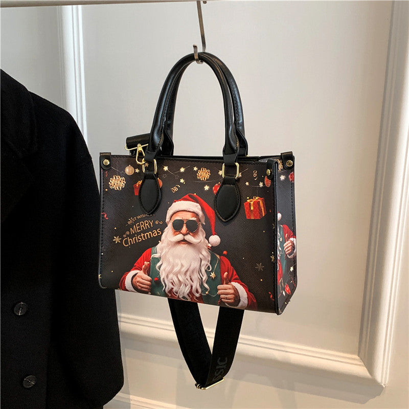 Santa Claus Printed Tote