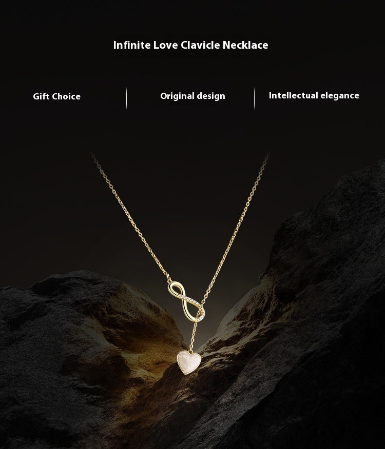 Eternal Jewelry High Sense Necklace Light Luxury Minority Temperament Clavicle Chain