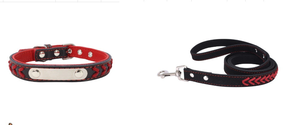 Stainless Steel Iron Dog Collar with Laser Lettering