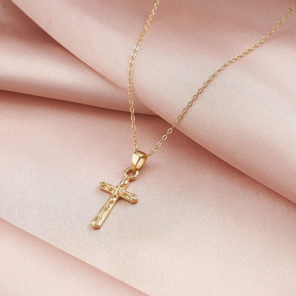 Cross Niche Pendant Necklace Sterling Silver