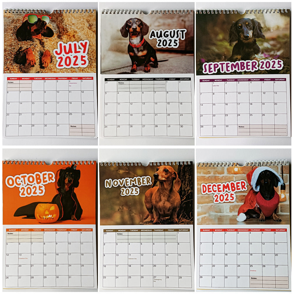 Cheeky Sausage Dog Calendar