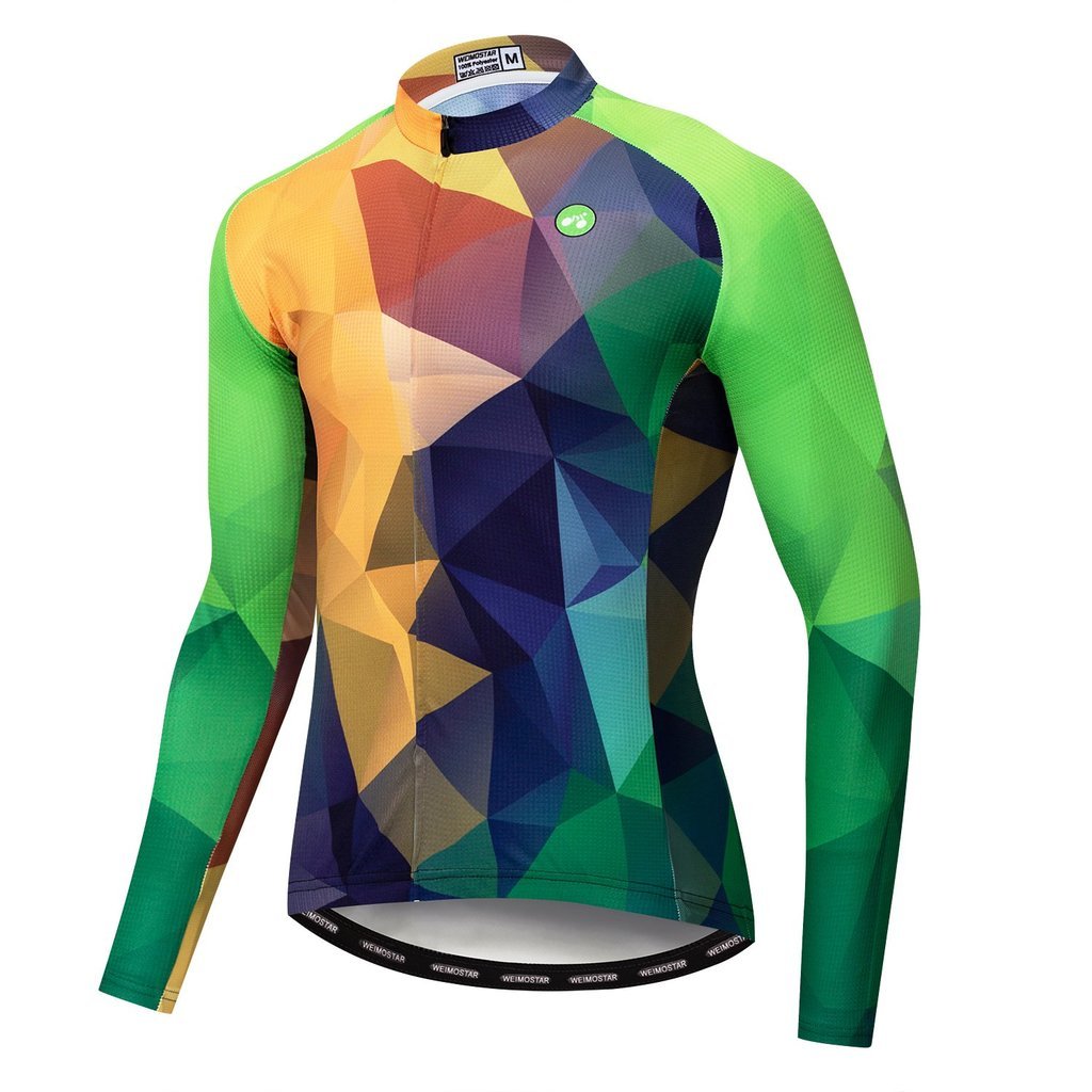 Men's Long Sleeve Cycling Jersey Customization