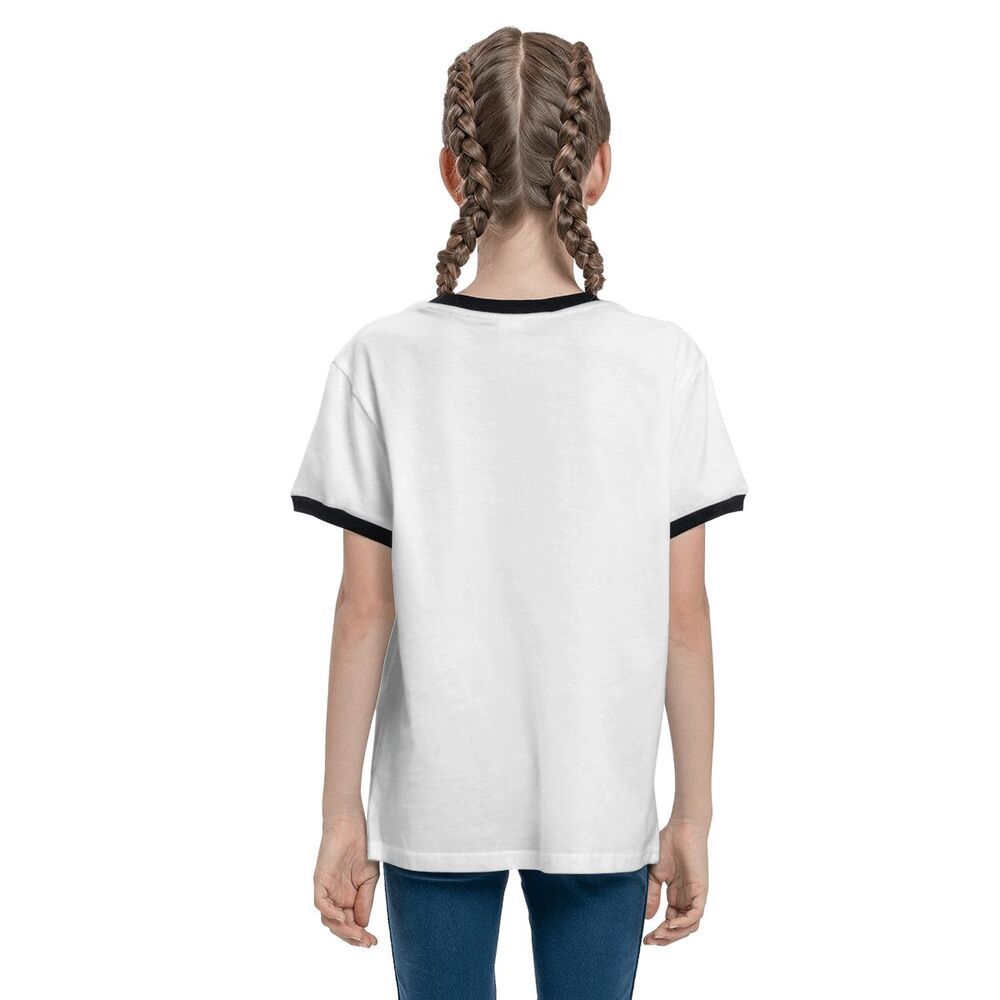 Loose Youth Contrast Short Sleeve T-Shirt