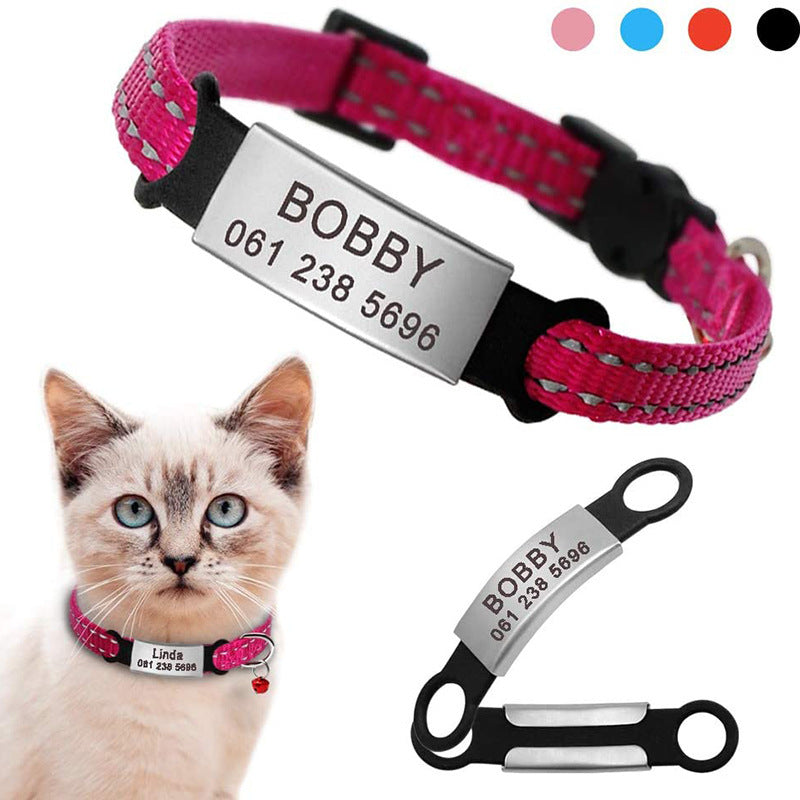 Dog Collar Bell Brand Pet Tag Lettering Photo