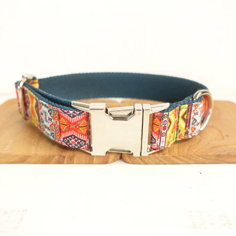 Loose Dog Collar With Metal Buckle