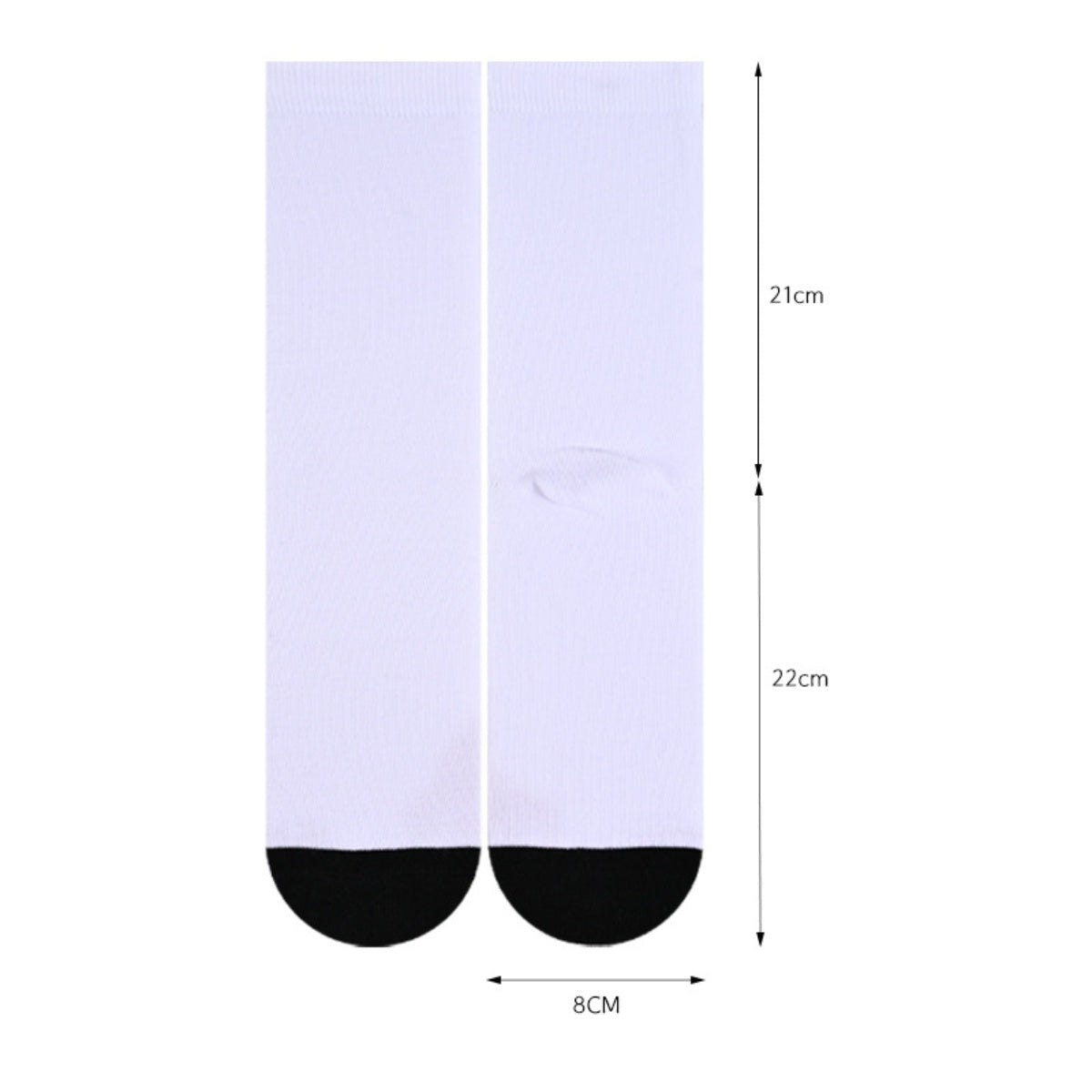 Digital Printed Cotton Socks With Seamless Design