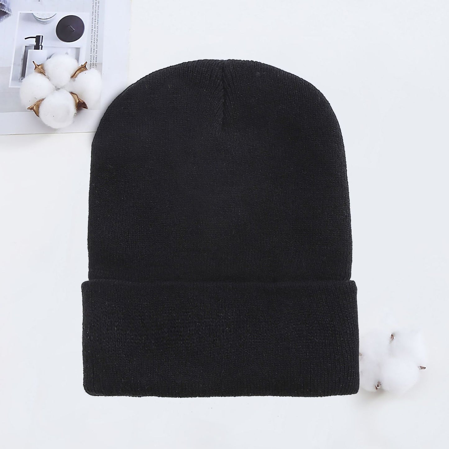 Knitted Hat AutumnWinter Cold Hat Couple Knitted Hat Candy Color