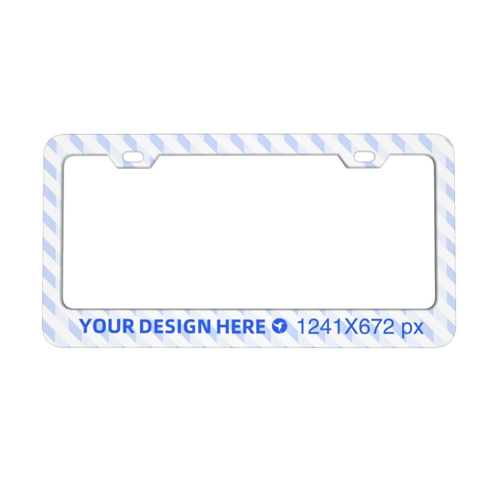 Lightweight And Durable Round Hole Flat Hole License Plate Frame