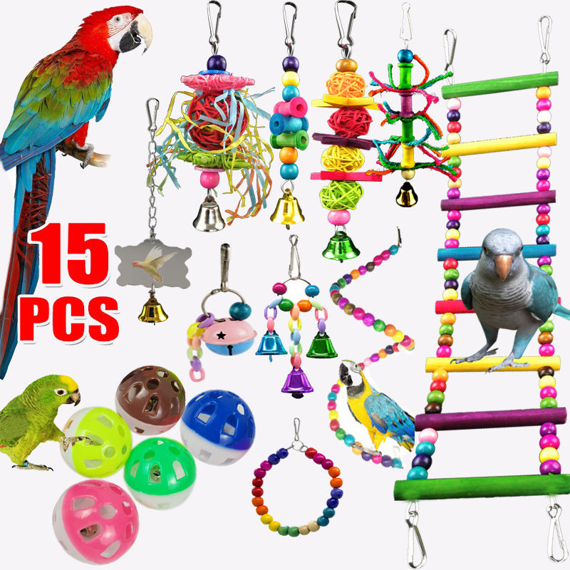 Parrot Combination Toy 10-Piece Set