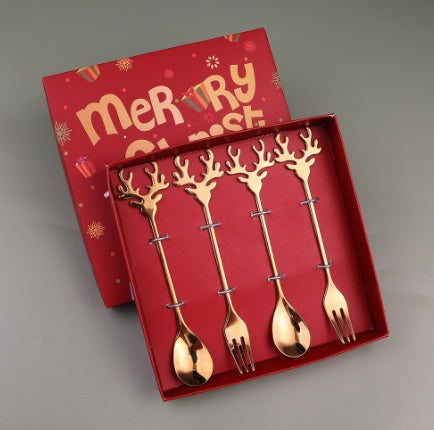 Dessert Spoon Fruit Fork Set