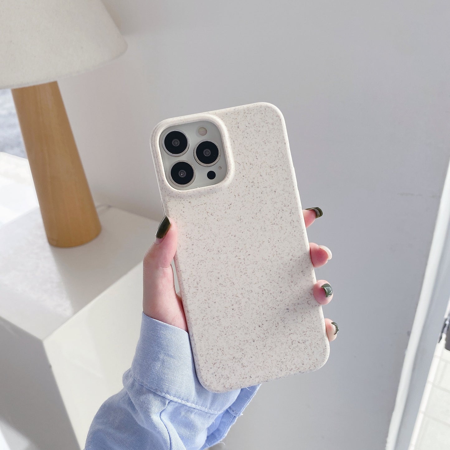 Pure Color Biodegradable Mobile Phone Case All Inclusive