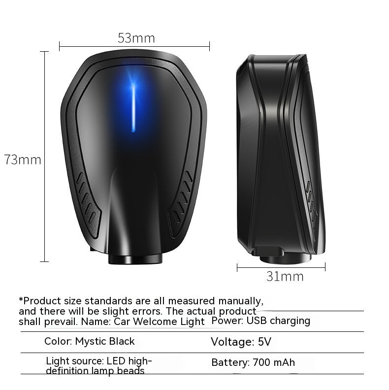 F2 Rechargeable Car Wireless Welcome Light