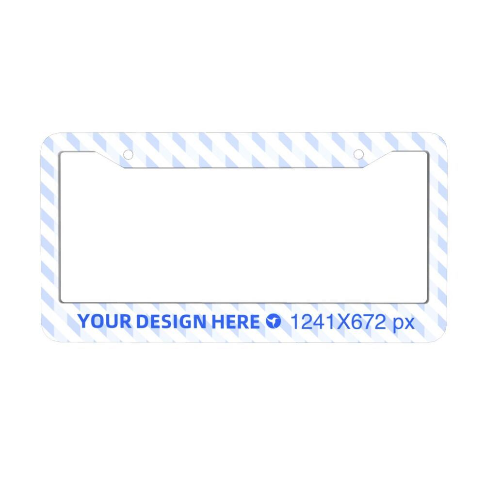 Lightweight And Durable Round Hole Flat Hole License Plate Frame