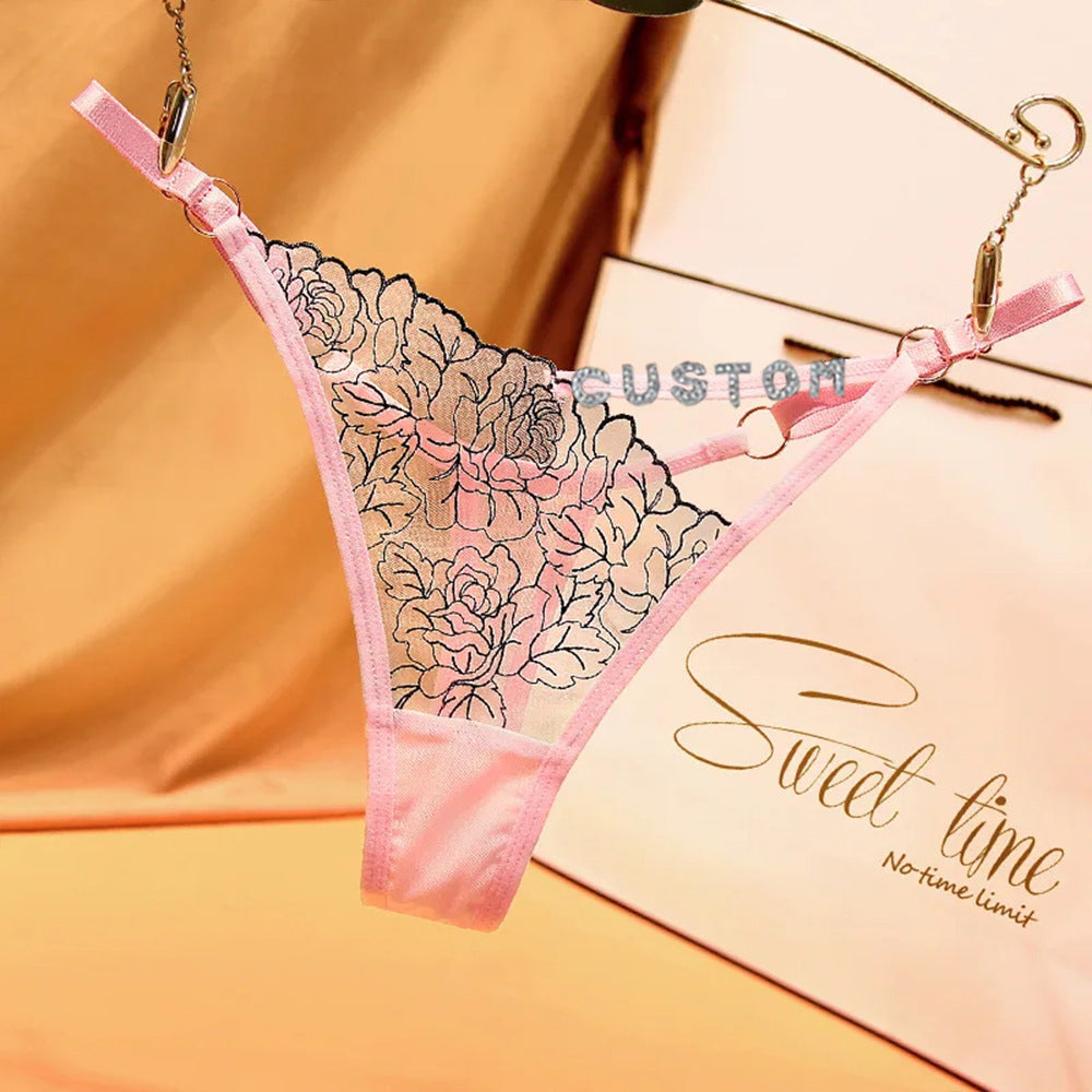 Women's Fashion Casual Letter Thong