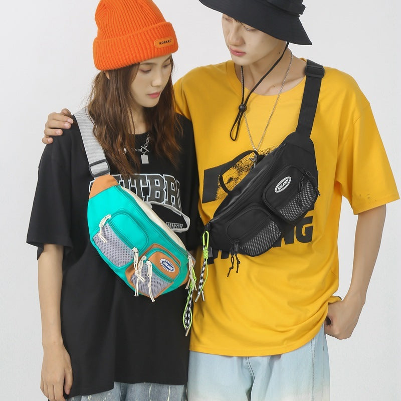 Portable Travel Messenger Bag Ins Japanese Leisure Shoulder Bag Men's And Women's Waist Bag