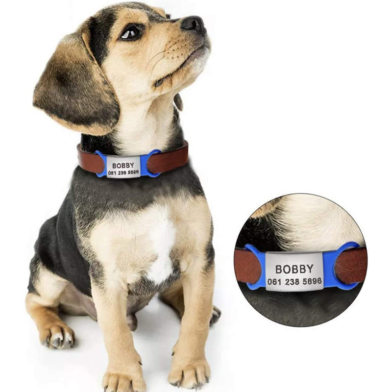 Dog Collar Bell Brand Pet Tag Lettering Photo