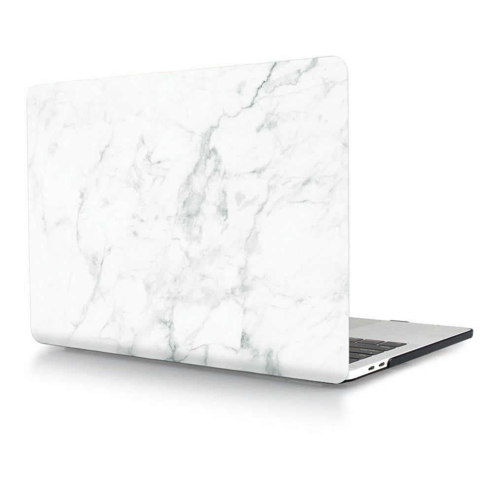 Compatible with Apple, MacBook Transparent Plastic Protective Case Printed with Custom Design