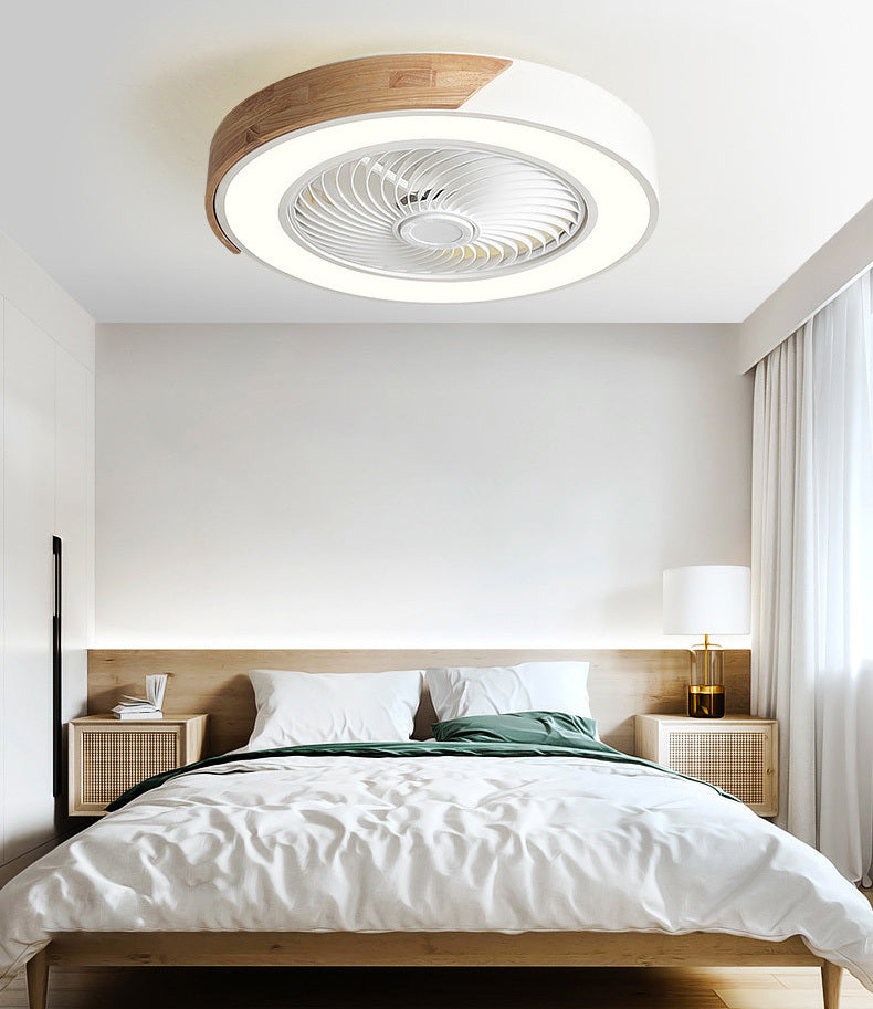 Rotating Air Guide Electric Hanging Fan Lamp