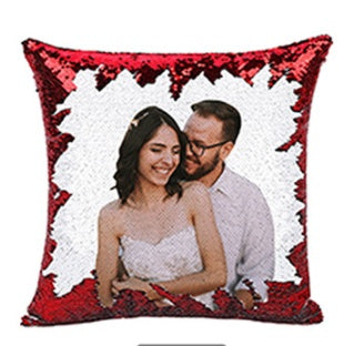 Magic Sequined Custom Gift Pillow