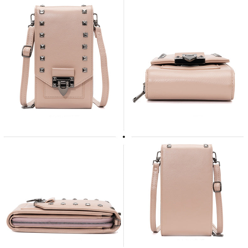 Rivet Design Shoulder Bags
