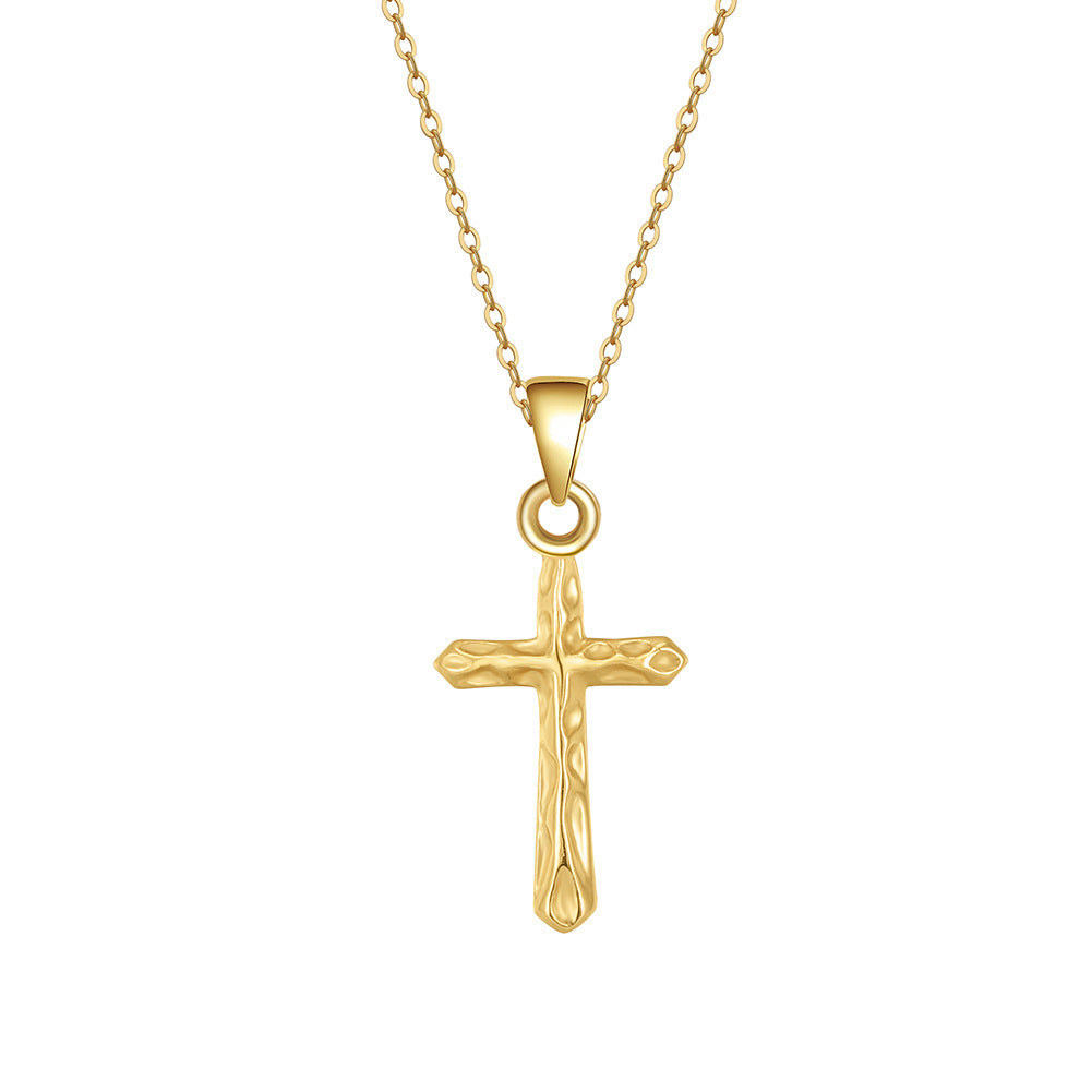 Cross Niche Pendant Necklace Sterling Silver