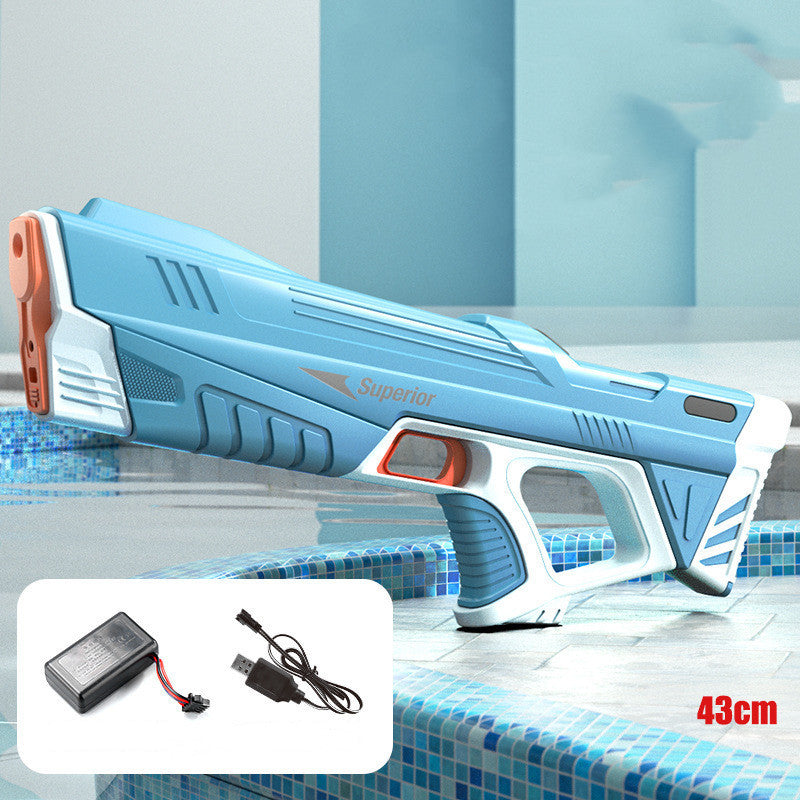 Summer Full Automatic Electric Water Gun Toy Induction Water Absorbing High-Tech Burst Water Gun Beach Outdoor Water Fight Toys