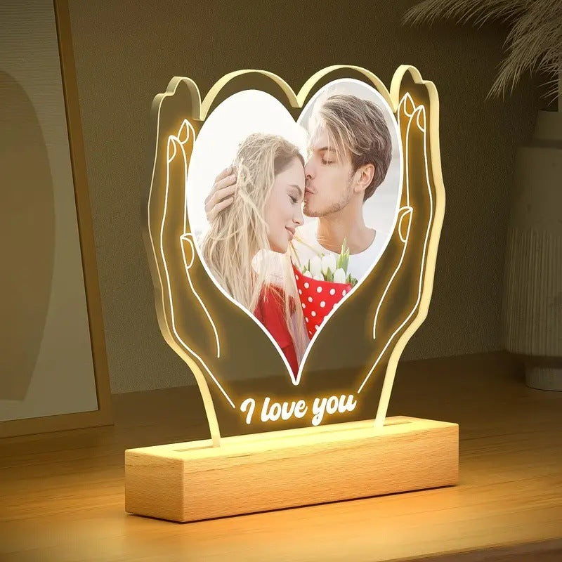 Acrylic Photo Lights To Send Family Gifts