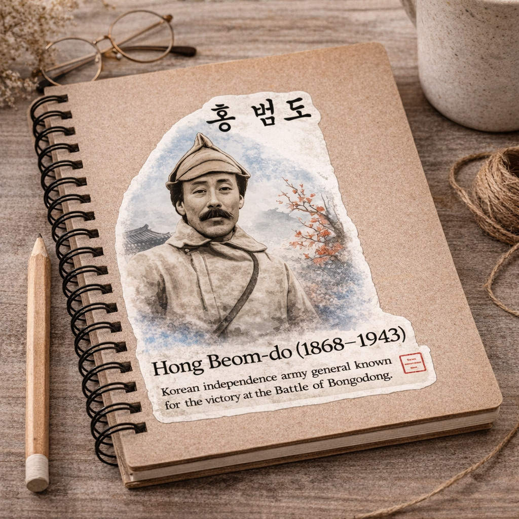 Korean Independence Heroes Sticker Pack | 15 Digital Stickers| Patriotic K-Culture Download (PNG)
