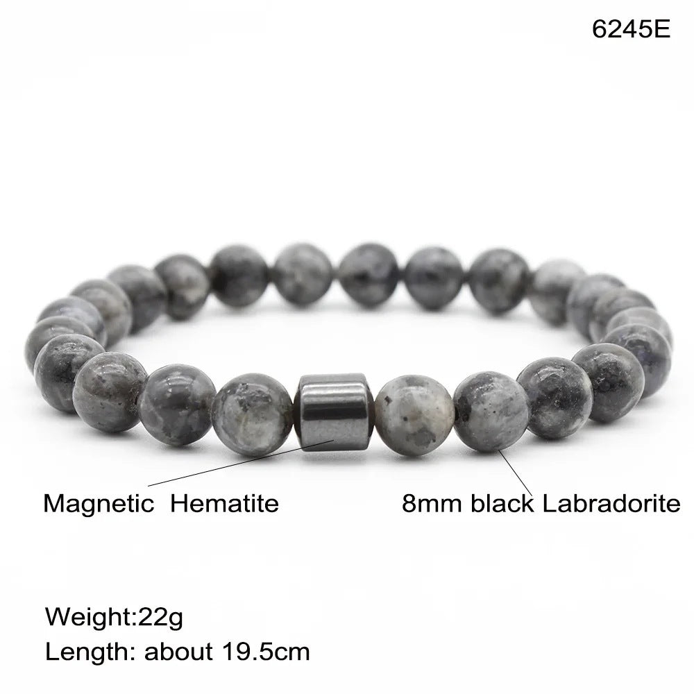 European And American Natural Tigereye Bracelet Men