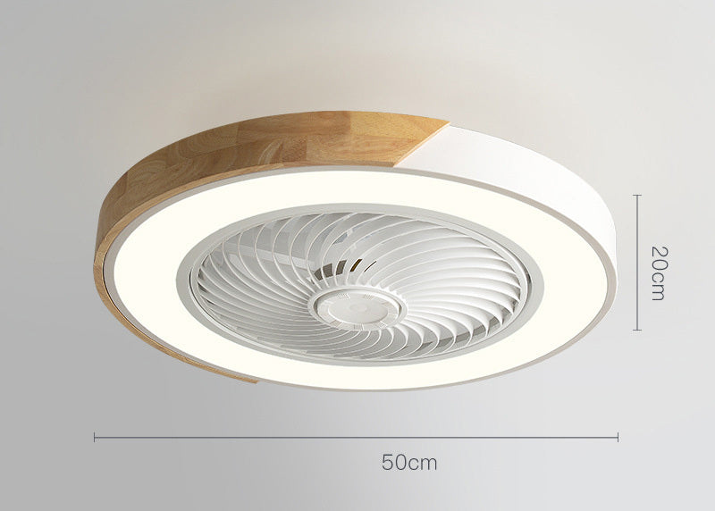 Rotating Air Guide Electric Hanging Fan Lamp