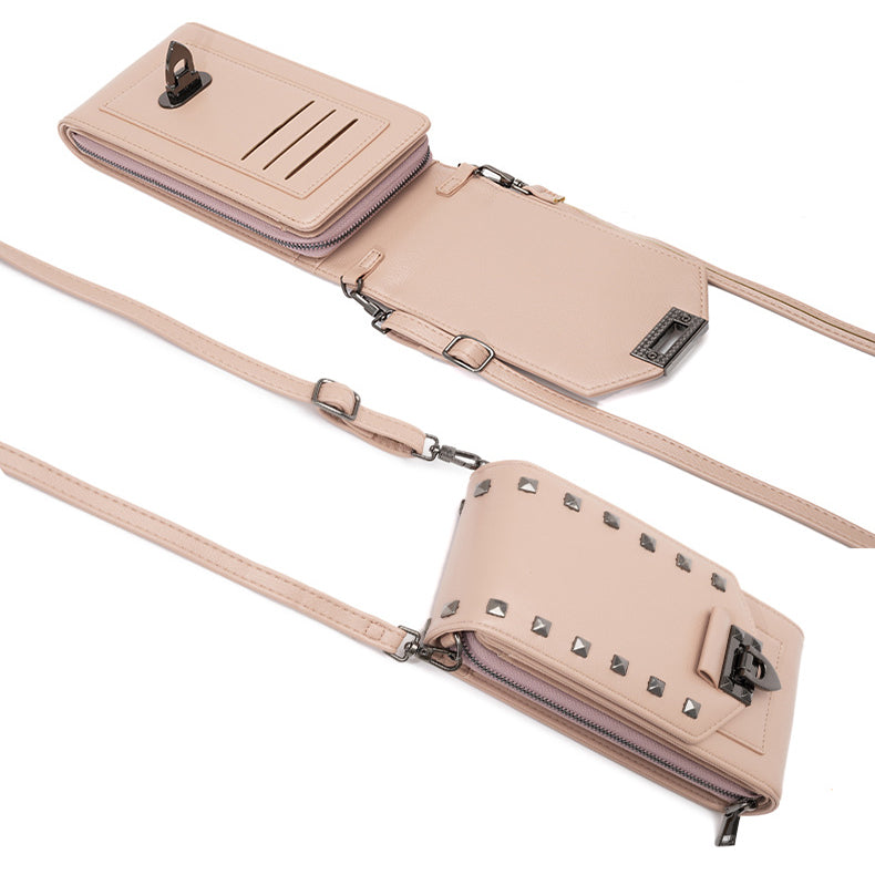 Rivet Design Shoulder Bags