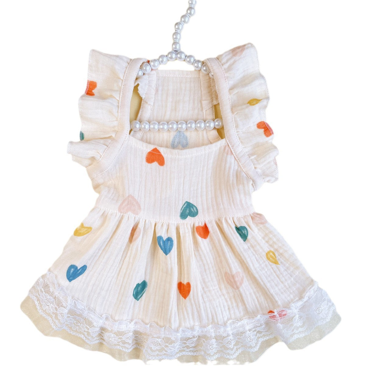 Love Heart Flying Sleeve Dress