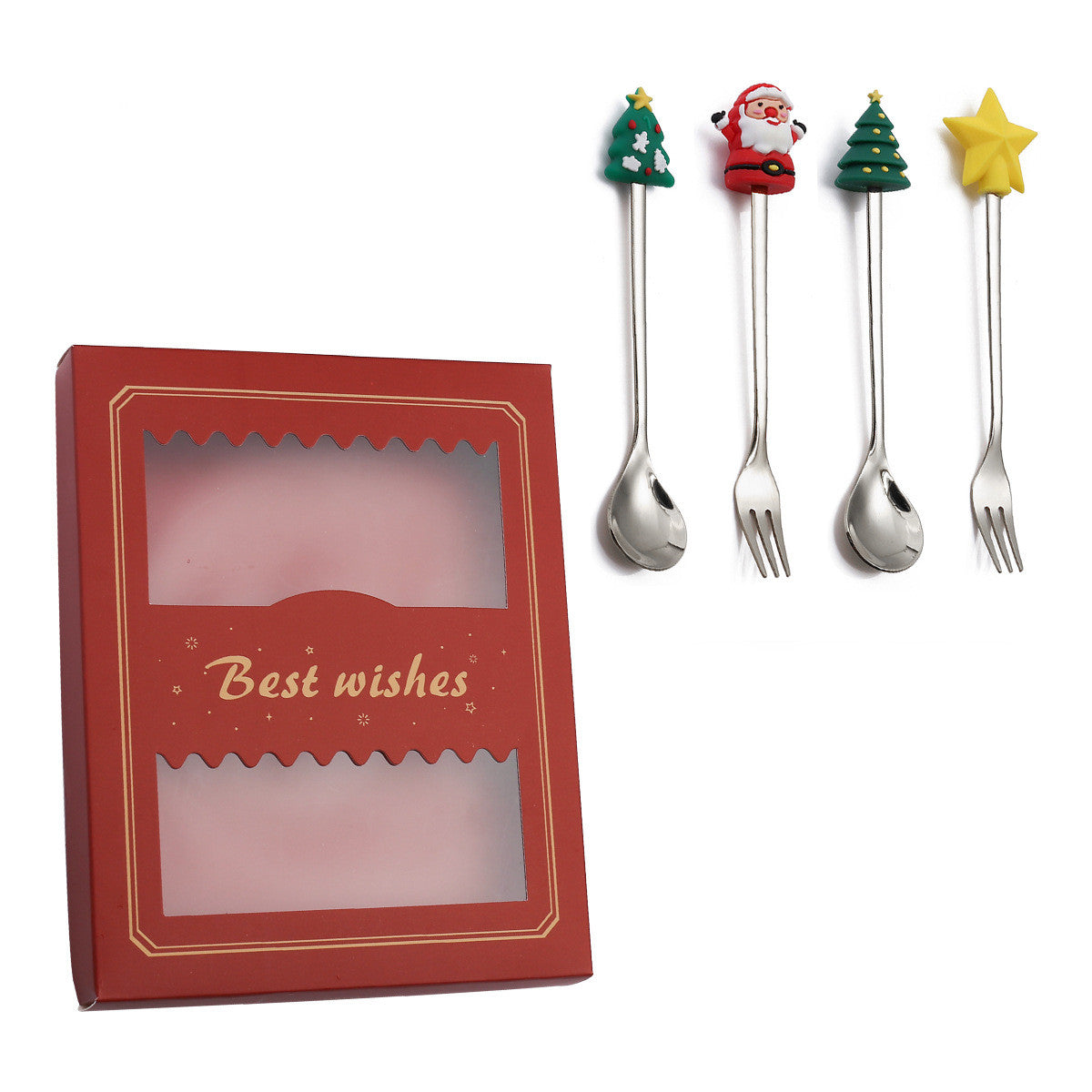 Dessert Spoon Fruit Fork Set