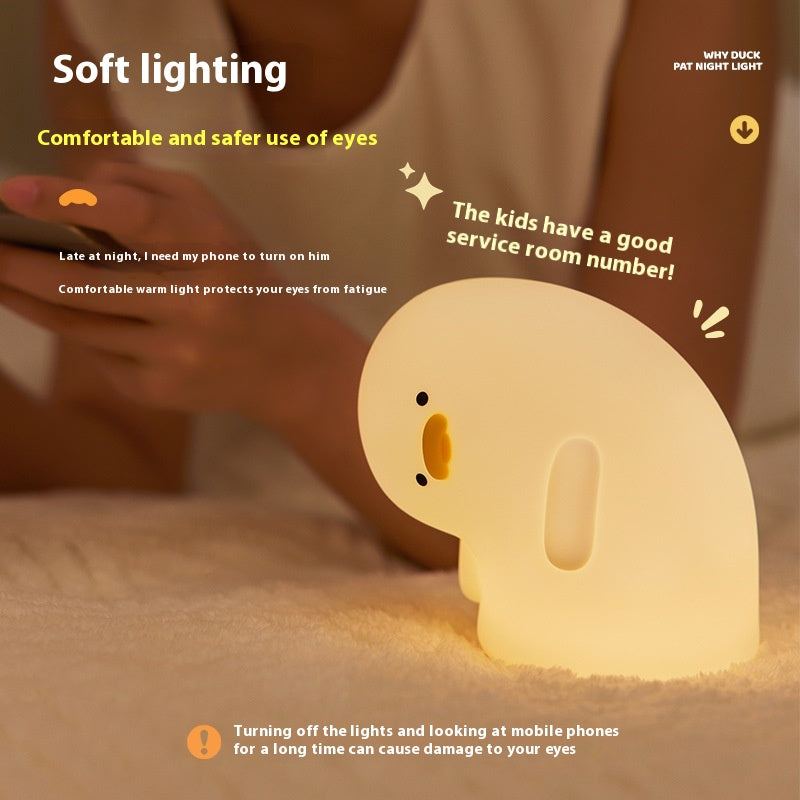 Cute Duck LED Night Light USB Rechargeable