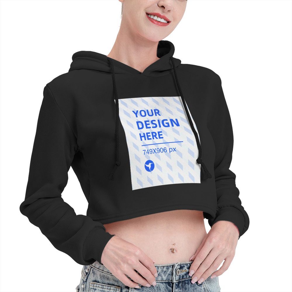 School Sports Cropped Cat Ear Sweatshirt