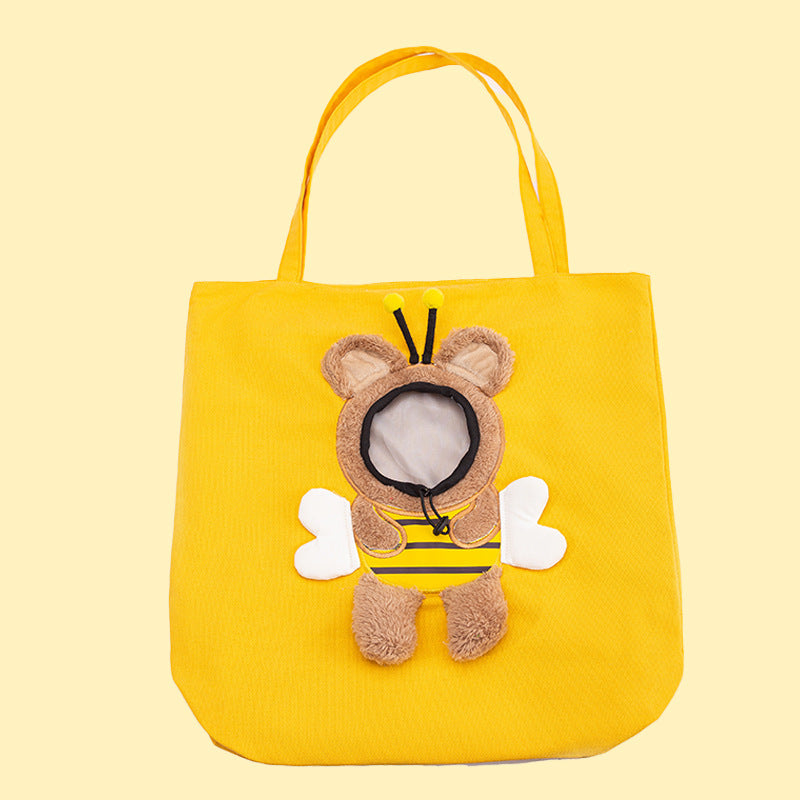 Bee Out Cute Canvas Pet Bag